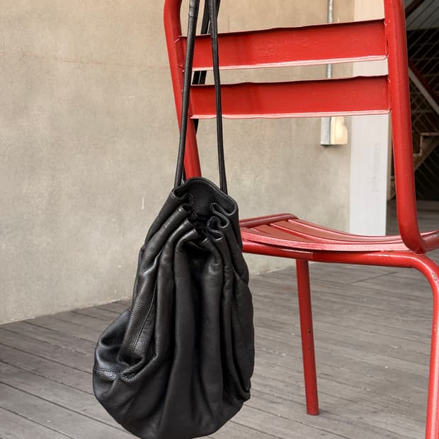 Leather Bucket Bag