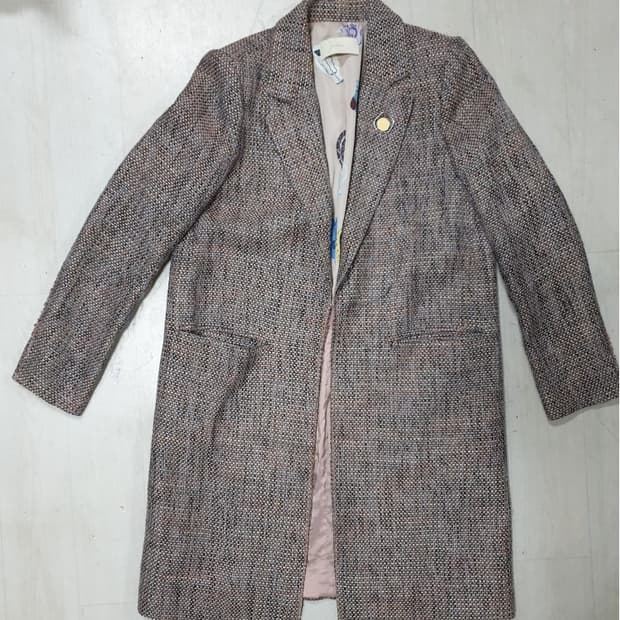 NAMU(정품)트위드소재로 만든 멋진 패션니스트 코트 점퍼 자켓 카디건 