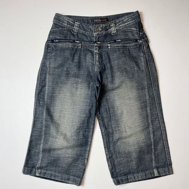 푸부 FUBU 00's 올드스쿨 데님 버뮤다 팬츠 PN9623
