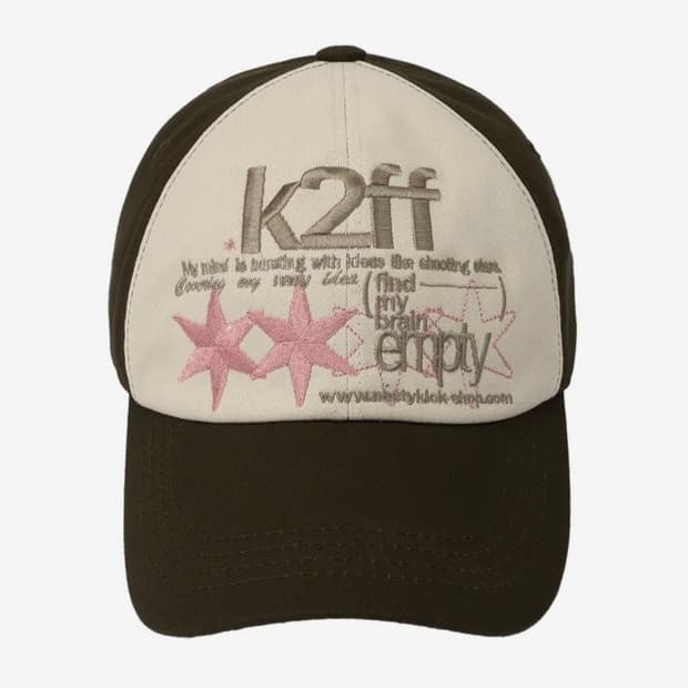 카이파이 k2ff 엠프티 볼캡 브라운