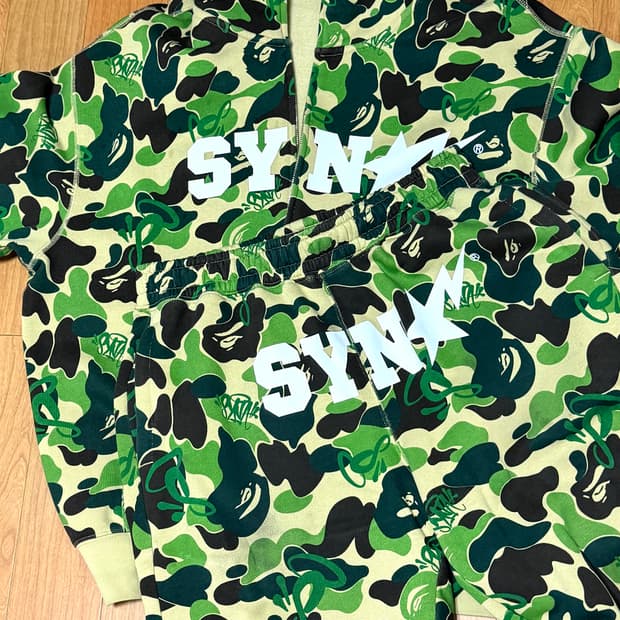 Syna world 베이프 스포티파이 후드셋업