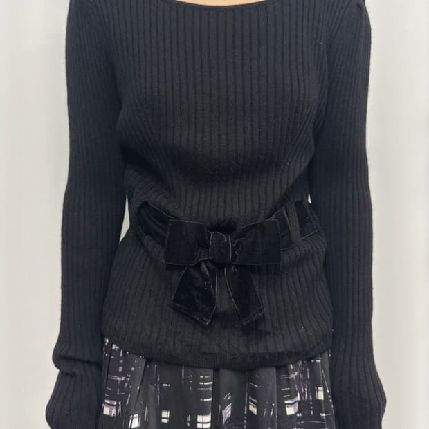 m’s gracy ribbon knit top