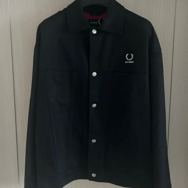 Fred Perry x RAF SIMONS 블랙 자켓 S