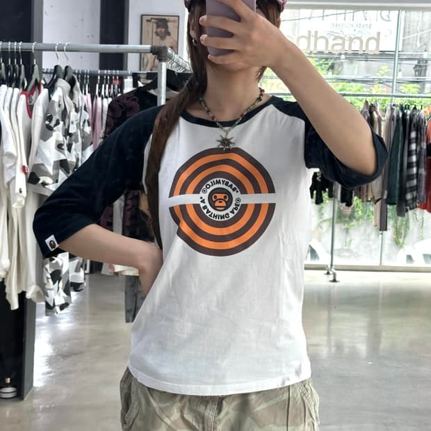 베이프 베이비 마일로 나그랑 티셔츠