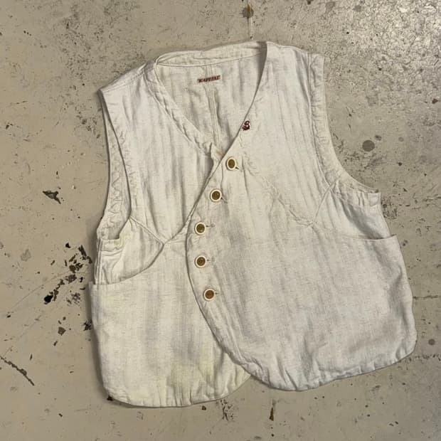 KAPITAL MELTON WOOL VEST
