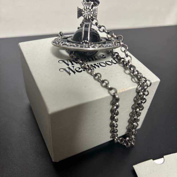 Vivienne Westwood ORB 실버 목걸이 / 풀구성