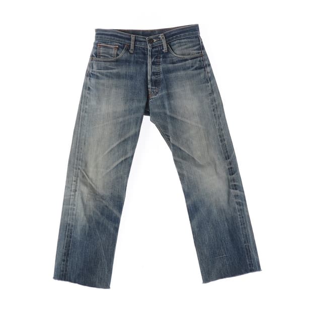 리바이스 Lot 201 빈티지 클로딩 린넨패치 셀비지 진 30