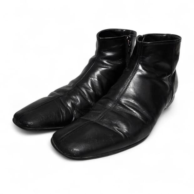 프라다 스포츠 아카이브 레더 앵글 부츠