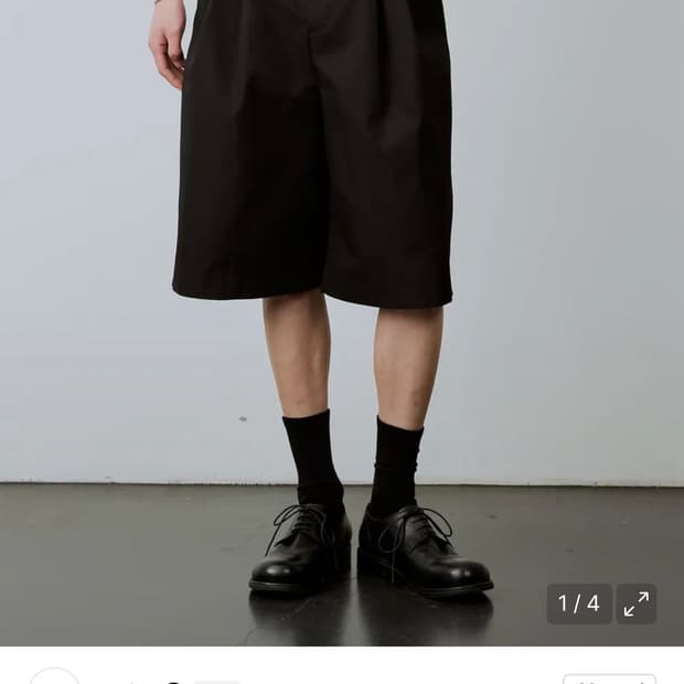 르아르 코튼 치노 버뮤다 쇼츠m