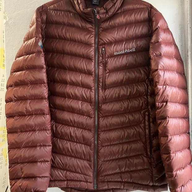 몽벨 경량 패딩 XL 다크 헤나
