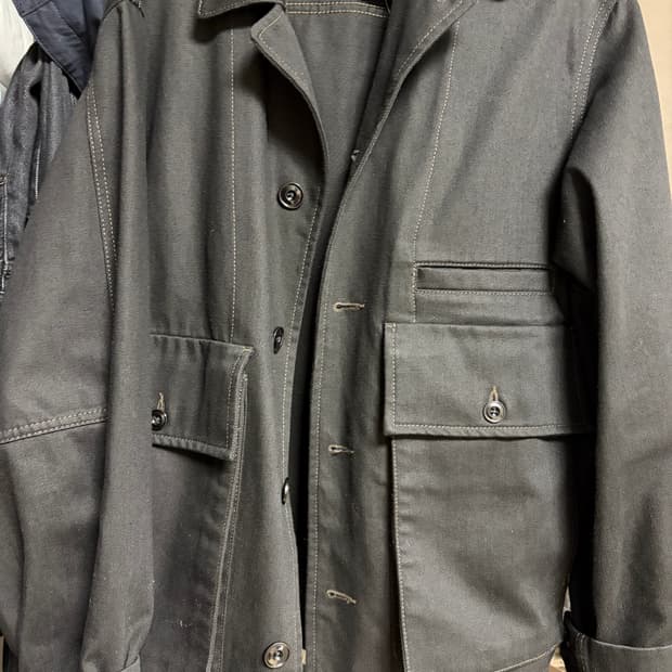 르메르 23ss 박시자켓 블랙