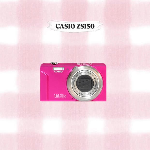 카시오 엑슬림 ZS150 체리핑크 빈티지디카