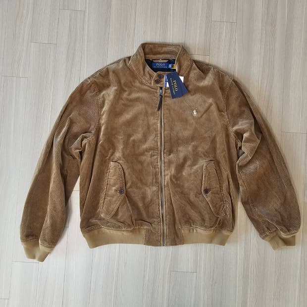 XL 새제품) 폴로 코듀로이 바라쿠다 봄버 자켓 재킷 탄 샌드서프 브라운