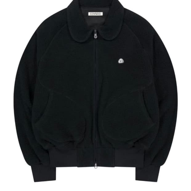 코이세이오 라운드카라 플리스 자켓