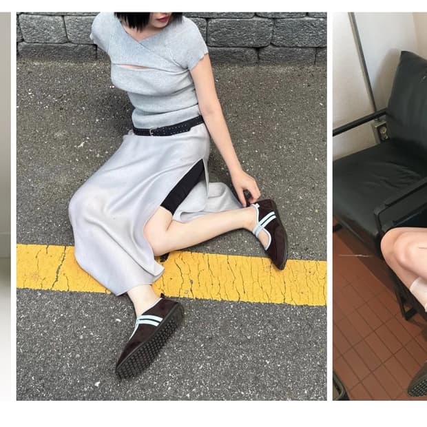 Stand Oil Strap Mary Jane Sneakers