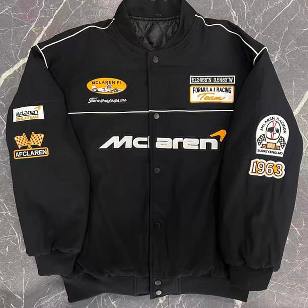 맥라렌 에프원 F1 바이크 자켓 빈티지 스트릿 올드스쿨 점퍼