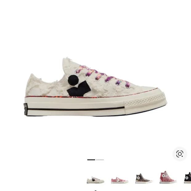 컨버스 x 이자벨 마랑 척 70 로우 바닐라 화이트 235