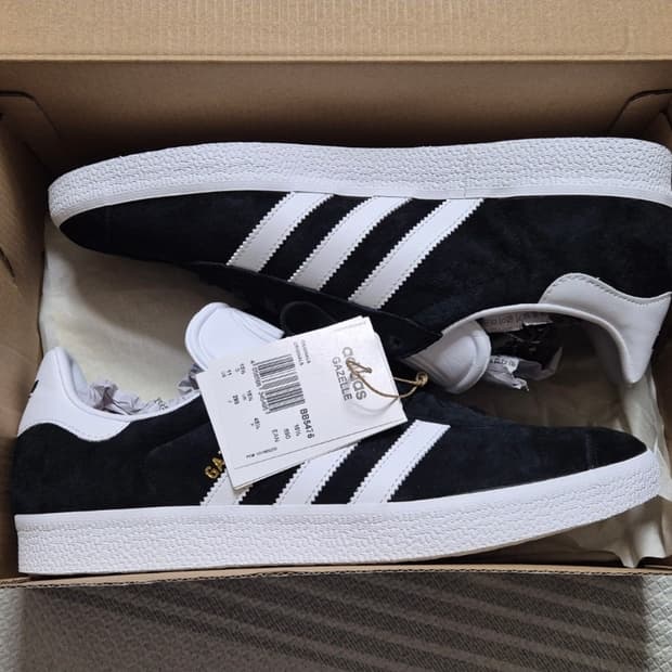 새제품 가젤 블랙 290 사이즈