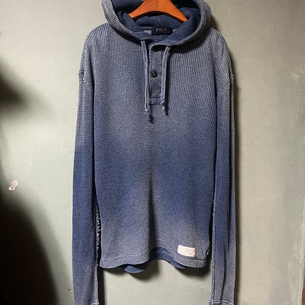 Polo Ralph waffle hoodie