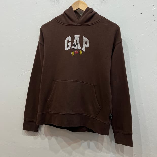 GAP 미키마우스 브라운 후드티 우먼즈