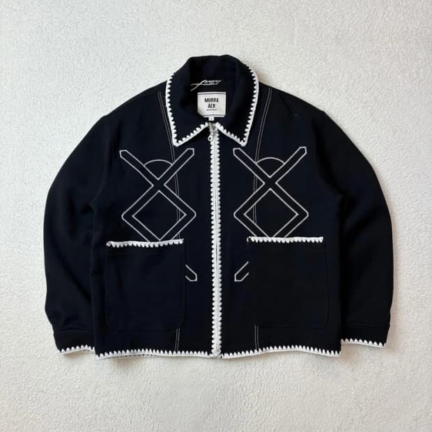 무라 MURRA 패치워크 블루종 자켓 PN5955