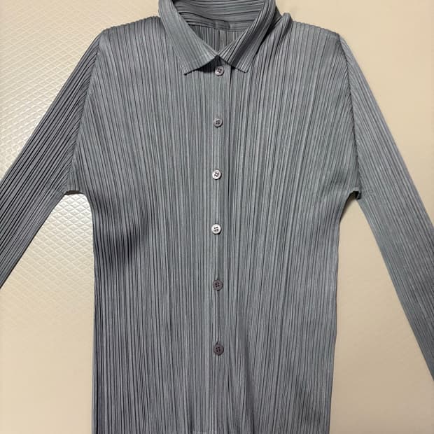 플리츠플리즈베이직셔츠