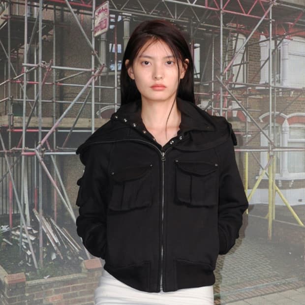 세릭 터틀넥 집업 CERRIC TURTLE POCKET JACKET