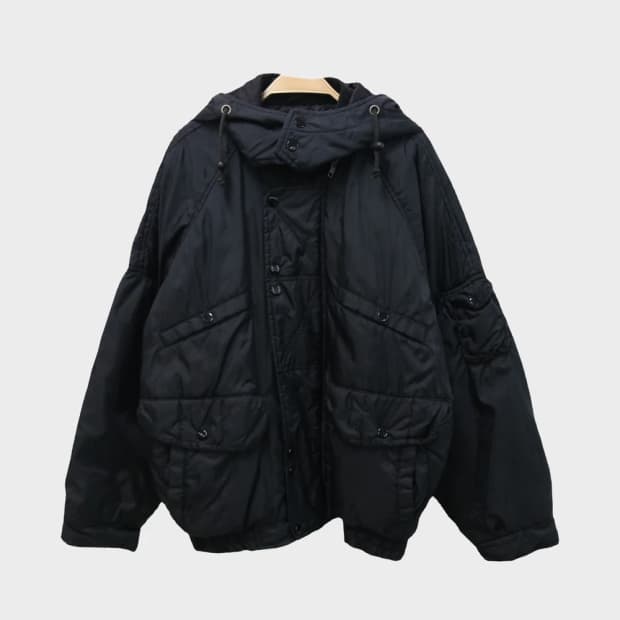 ANECDOTE 블랙 후드 패딩 60959