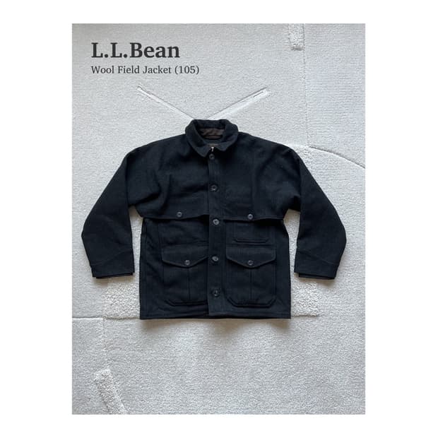 90s 엘엘빈 울 필드 자켓 (105)