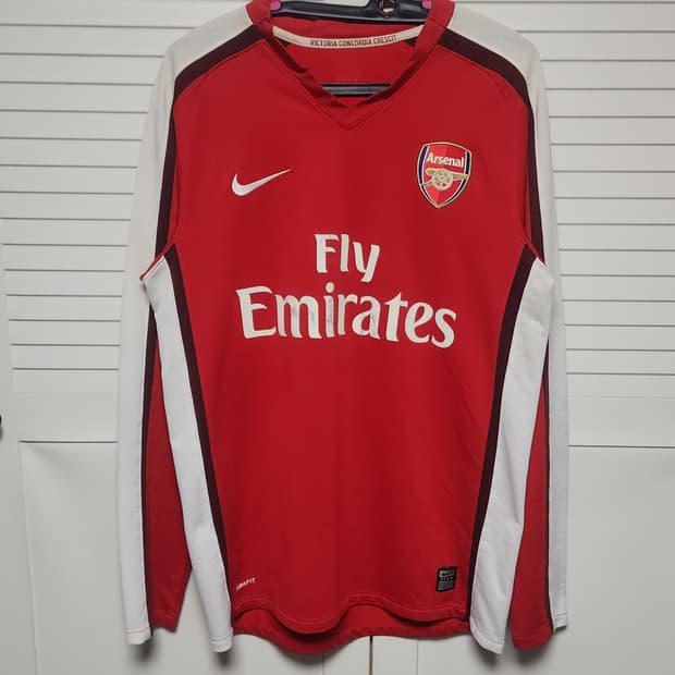 08-10 아스날 홈 긴팔 No.4 파르레가스 나이키 유니폼