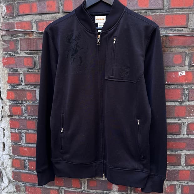 Diesel 디젤 프린팅 트랙탑 투웨이 집업 