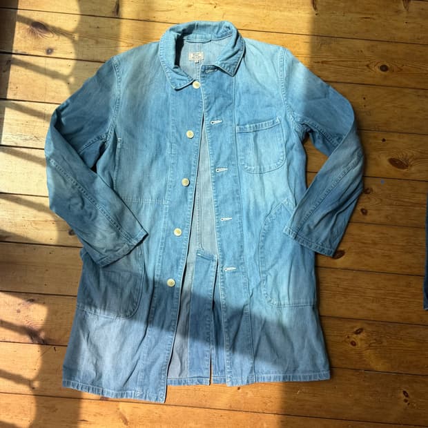 유나이티드 애로우즈 데님 커버올 샵코트(그린라벨 릴렉싱)