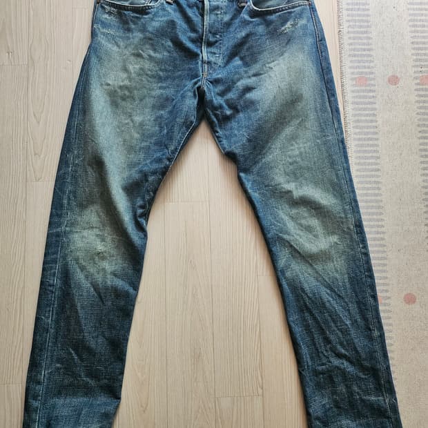 폴로 랄프로렌 워싱 데님 셀비지 청바지 32