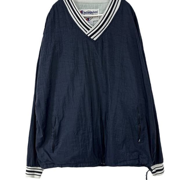 [L] CHAMPION 90s 올드스쿨빈티지 브이넥웜업 풀오버