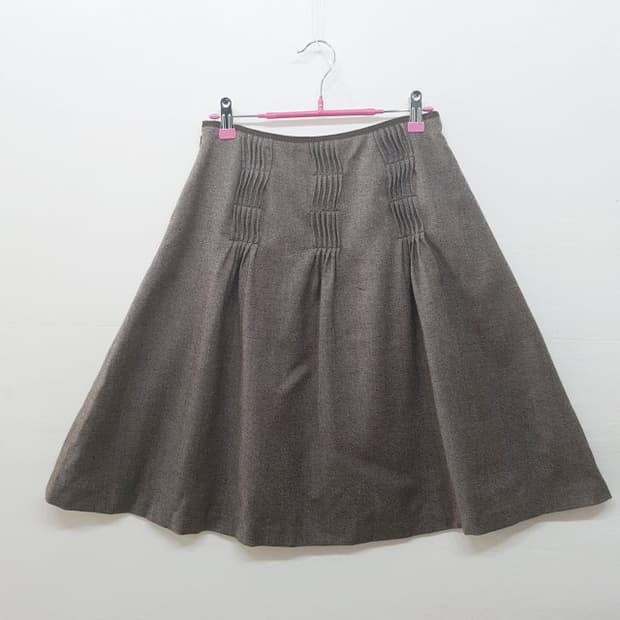 BURBERRY 블루라벨 울 앙고라 스커트