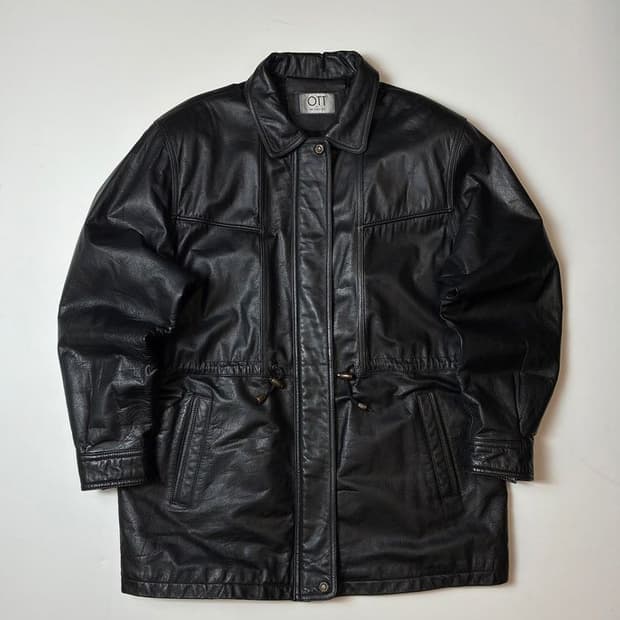 OTT 90's 하프 소가죽 자켓 PN8177