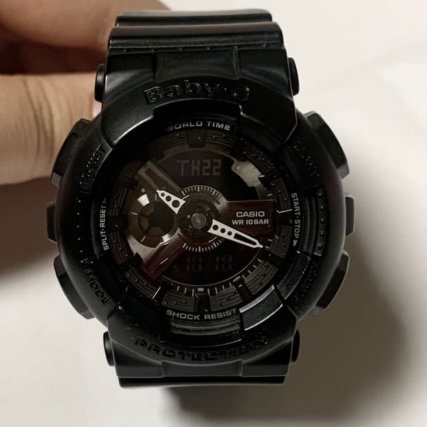 카시오 지샥 베이비지 시계 BA-110XRG-1ADR