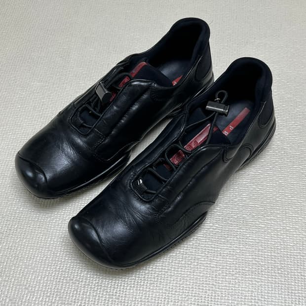 90s PRADA SPORT / 프라다 스포츠 레더스니커 uk8