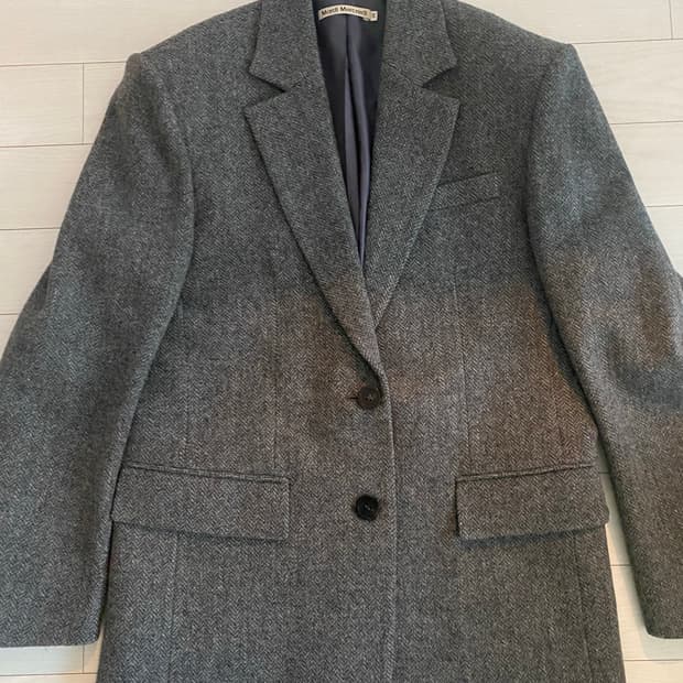 마르디메크르디 울100 헤링본 자켓