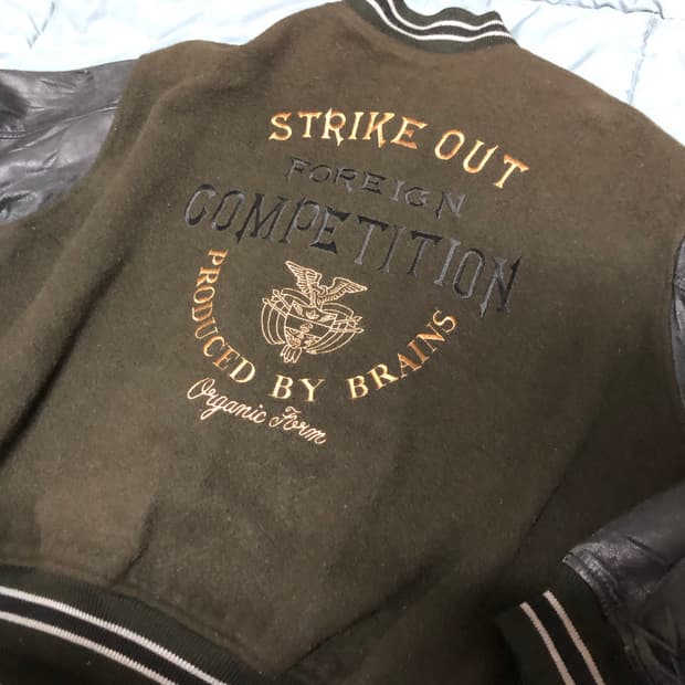 빈티지 바시티 자켓