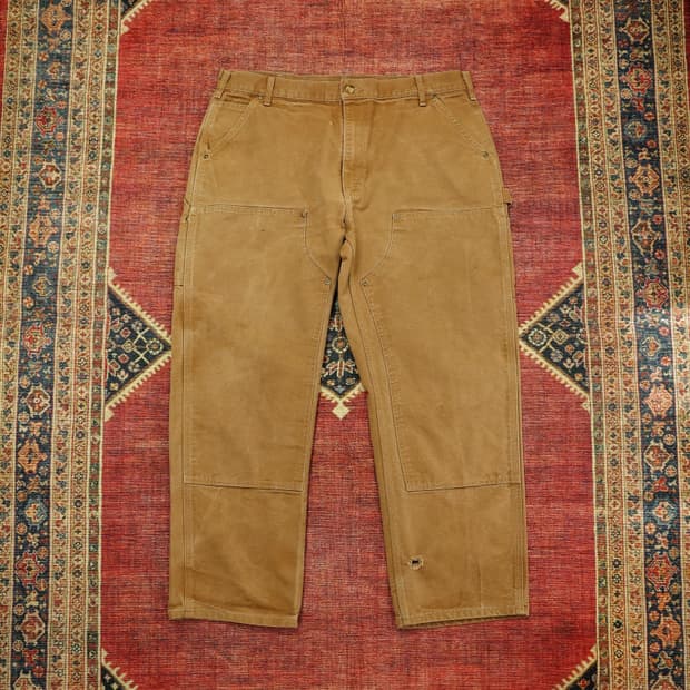 빈티지 칼하트더블니 브라운 판매