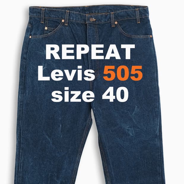 리바이스 505 오렌지탭 진청 90s USA 40 OR5054209