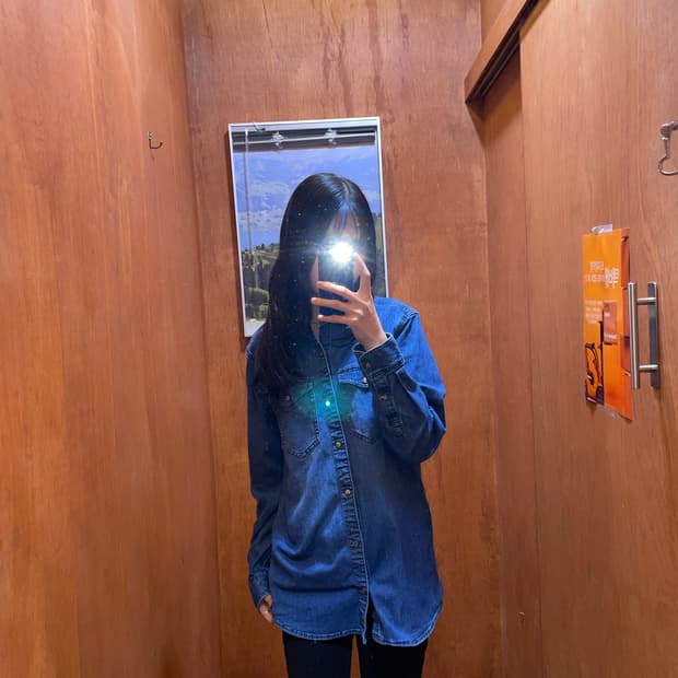 (S) Lee 리 코튼 데님 셔츠