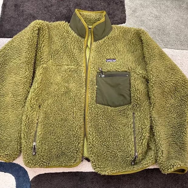 파타고니아 딥파일 플리스 모스그린 S size