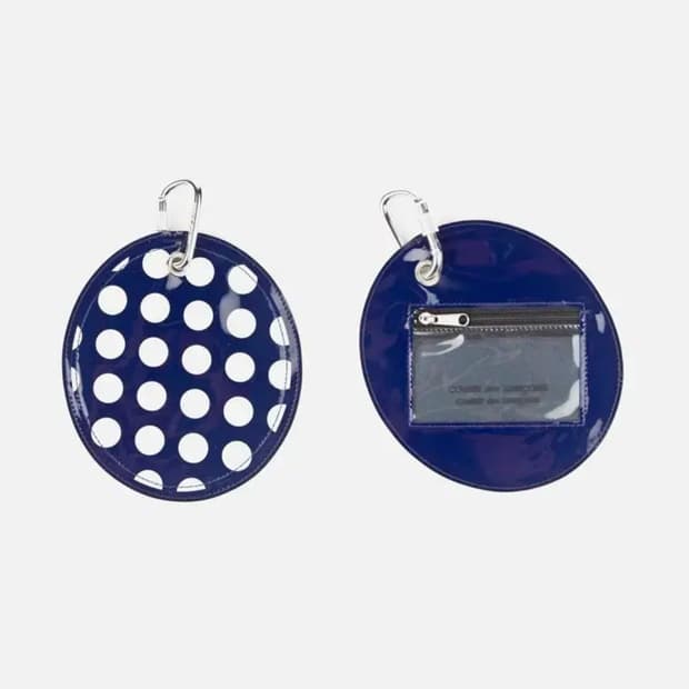 꼼데가르송 포카 pvc 키체인