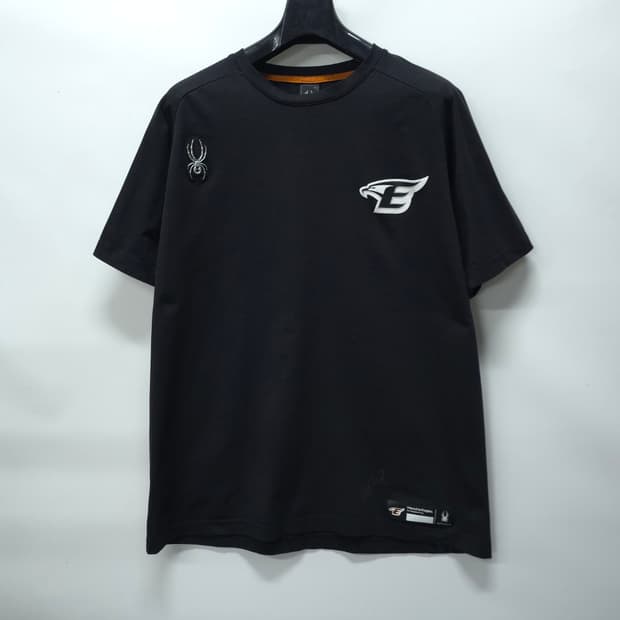 ​스파이더 x 한화이글스 콜라보 로고 연습용 반팔 티셔츠 (XL)