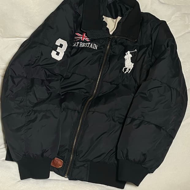 폴로 빅포니 브리튼 성조기 패딩