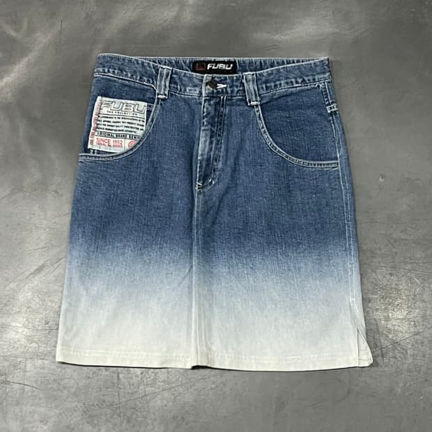  푸부 데님 스커트 y15239