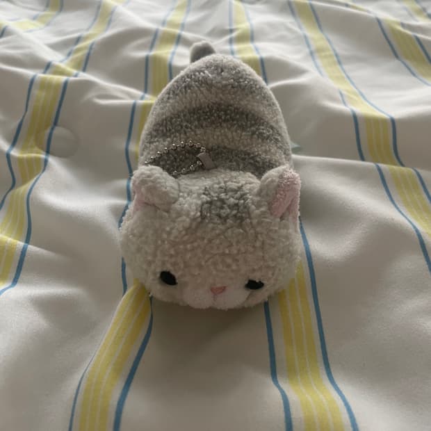 일본고전 고양이 인형 키링