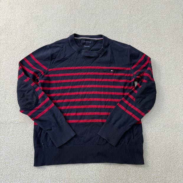 M 타미힐피거 코튼 캐시미어 니트 0121T1